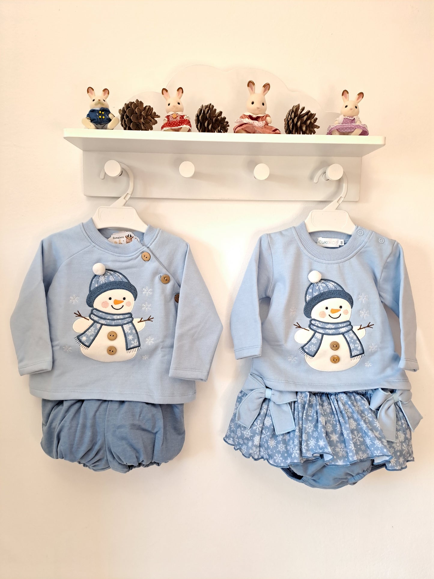 Conjunto Niño Muñeco Nieve