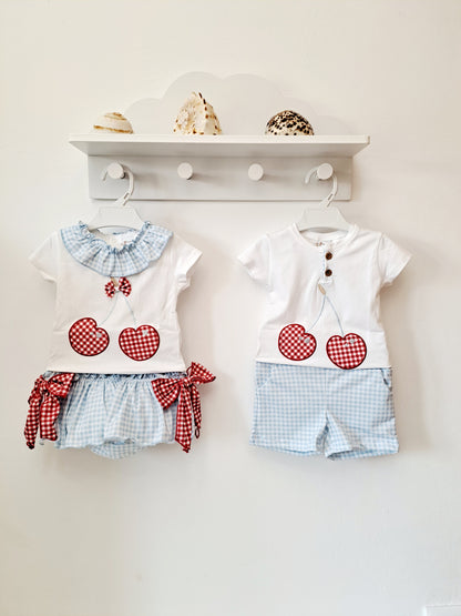 Conjunto Niño Cerezas