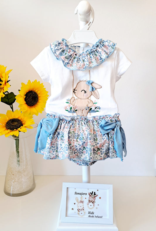 Conjunto Conejita Floral