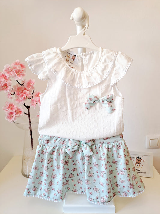 Conjunto Falda Plumeti Primavera