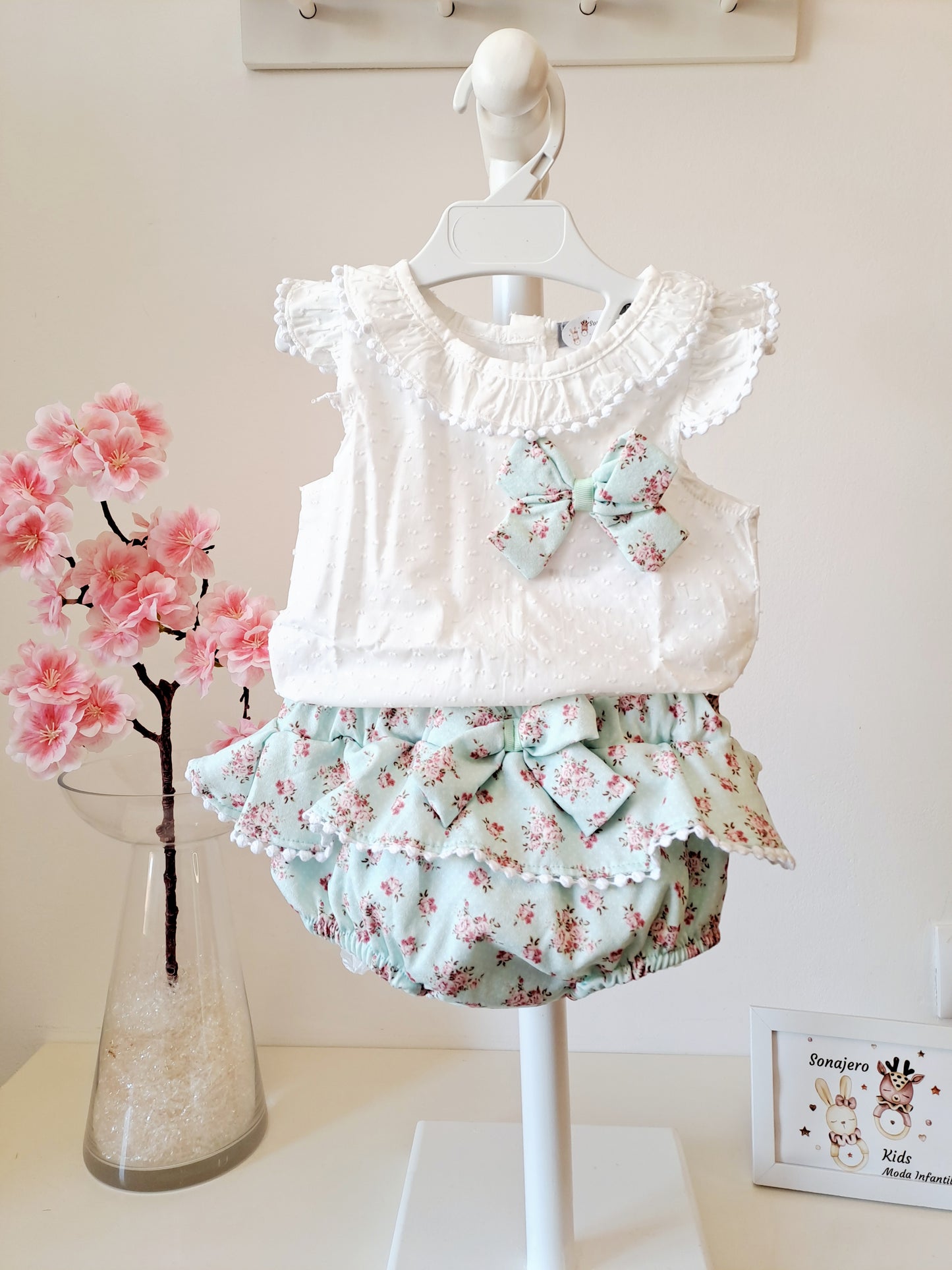 Conjunto Falda Plumeti Primavera