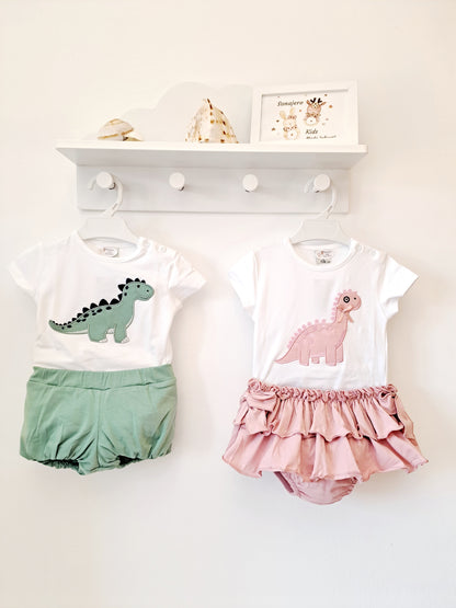 Conjunto Dino Rosa