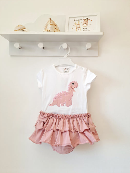 Conjunto Dino Rosa