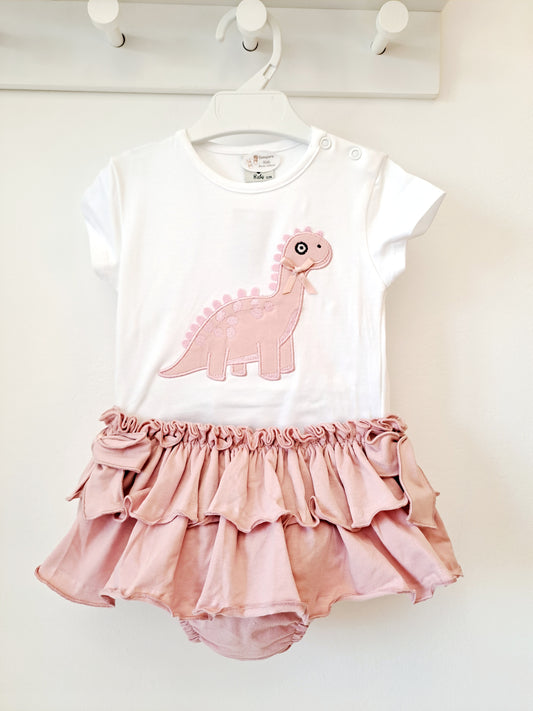 Conjunto Dino Rosa