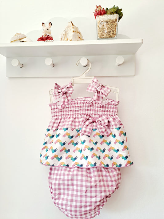 Vestido Gusano Rosa