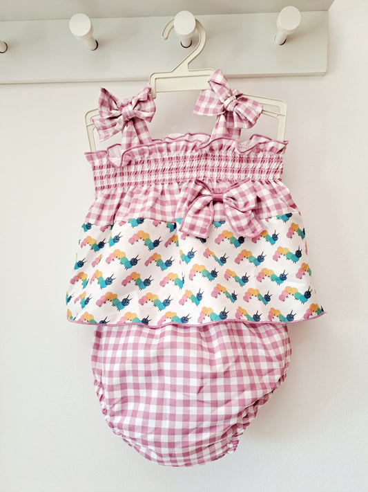 Vestido Gusano Rosa
