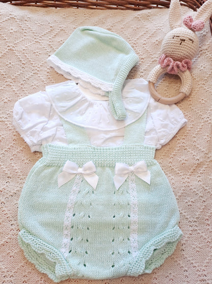 Conjunto Tirantes Blusa Verde Agua