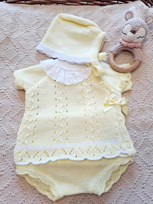 Conjunto Corto Capota Amarillo