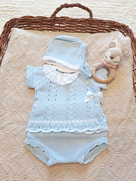 Conjunto Corto Capota Celeste