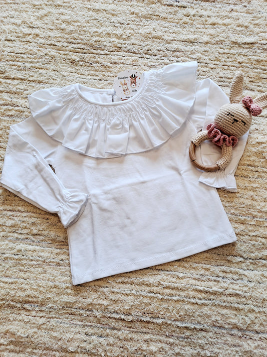 Camiseta Volante Blanca