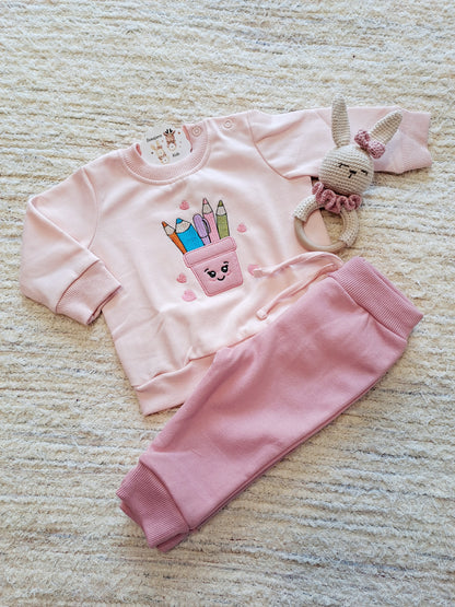 Conjunto Sudadera Niña Lapices