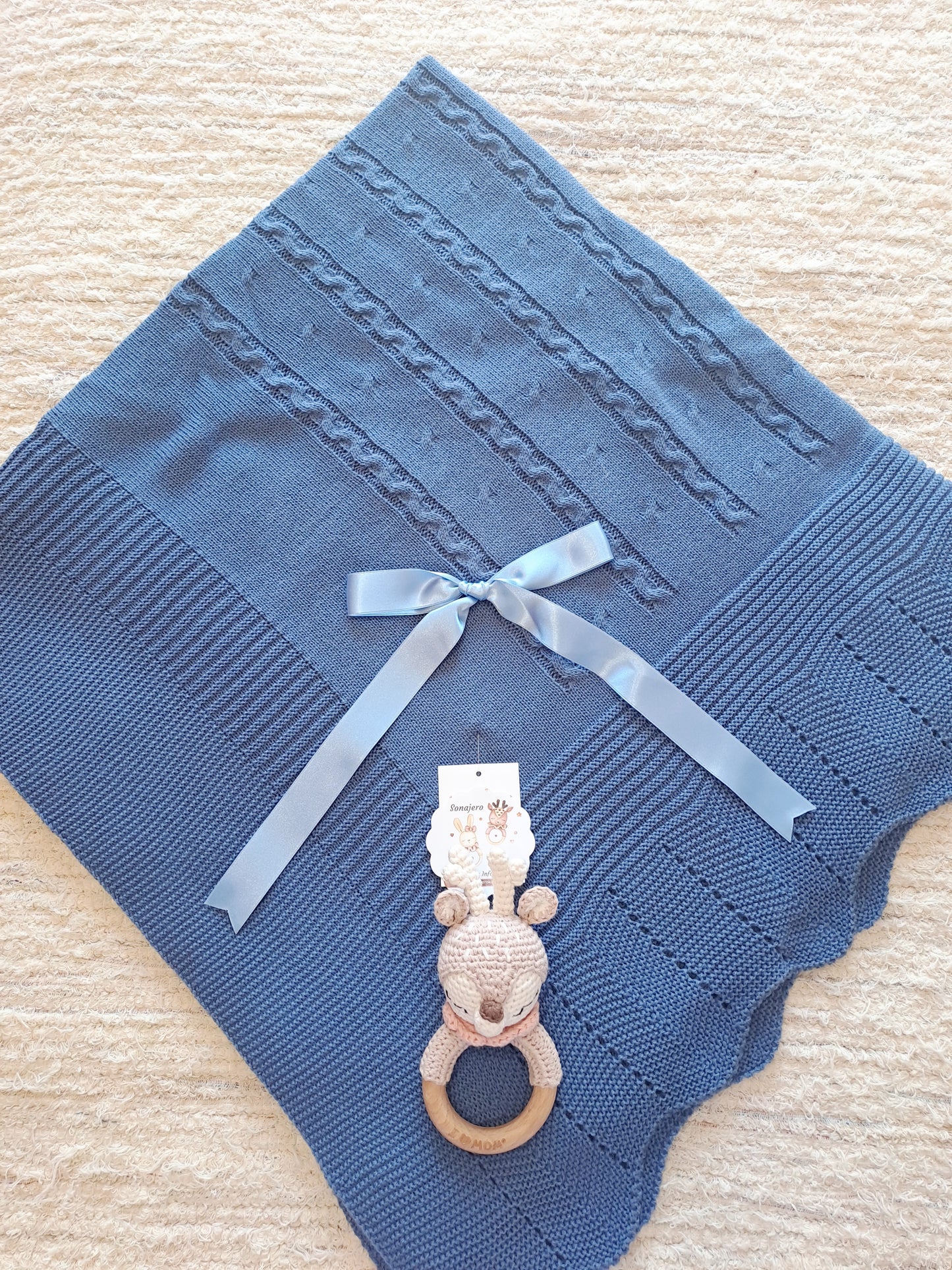 Toquilla Lana Azul