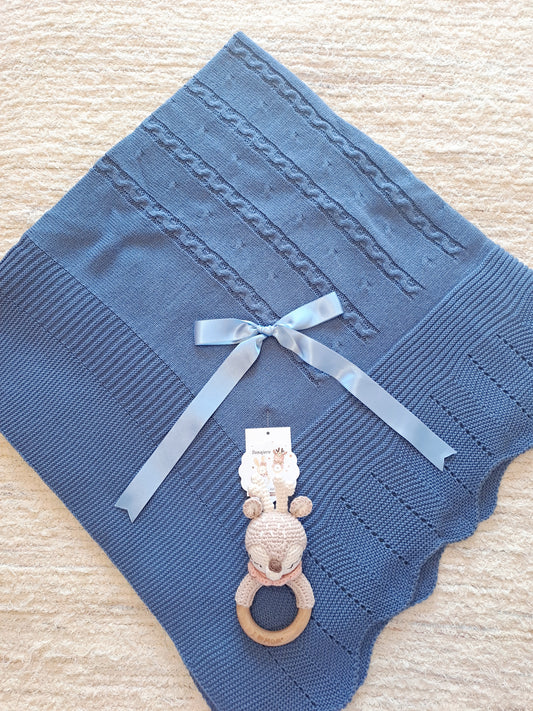 Toquilla Lana Azul