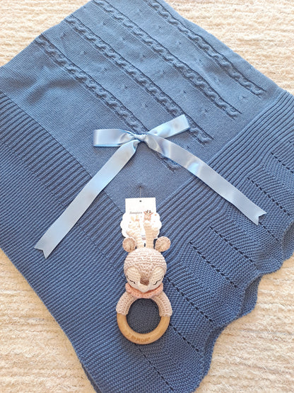 Toquilla Lana Azul