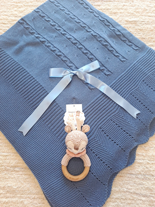 Toquilla Lana Azul