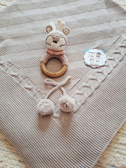 Toquilla Lana Ochos Pom