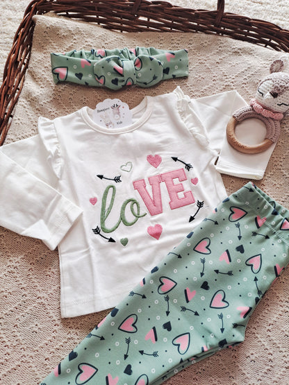 Conjunto Leggins Bebe Love