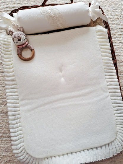Colcha Lana Para Bebé Rosa