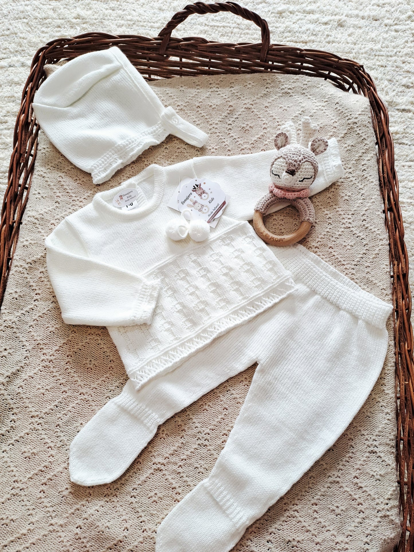 Conjunto Lana 3318 Crema