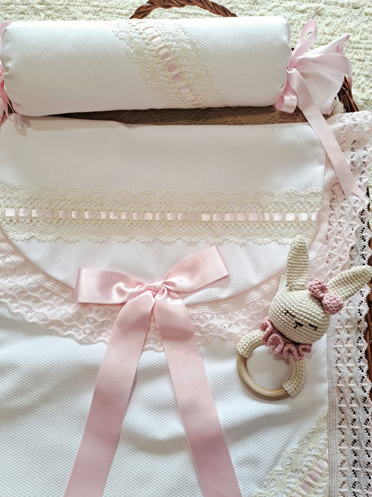 Colcha Para Bebé Verano Rosa