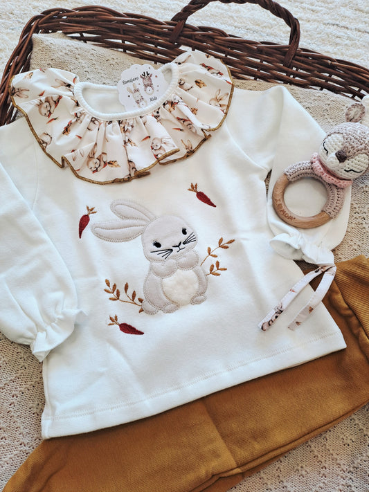 Conjunto Niña Conejo Zanahoria