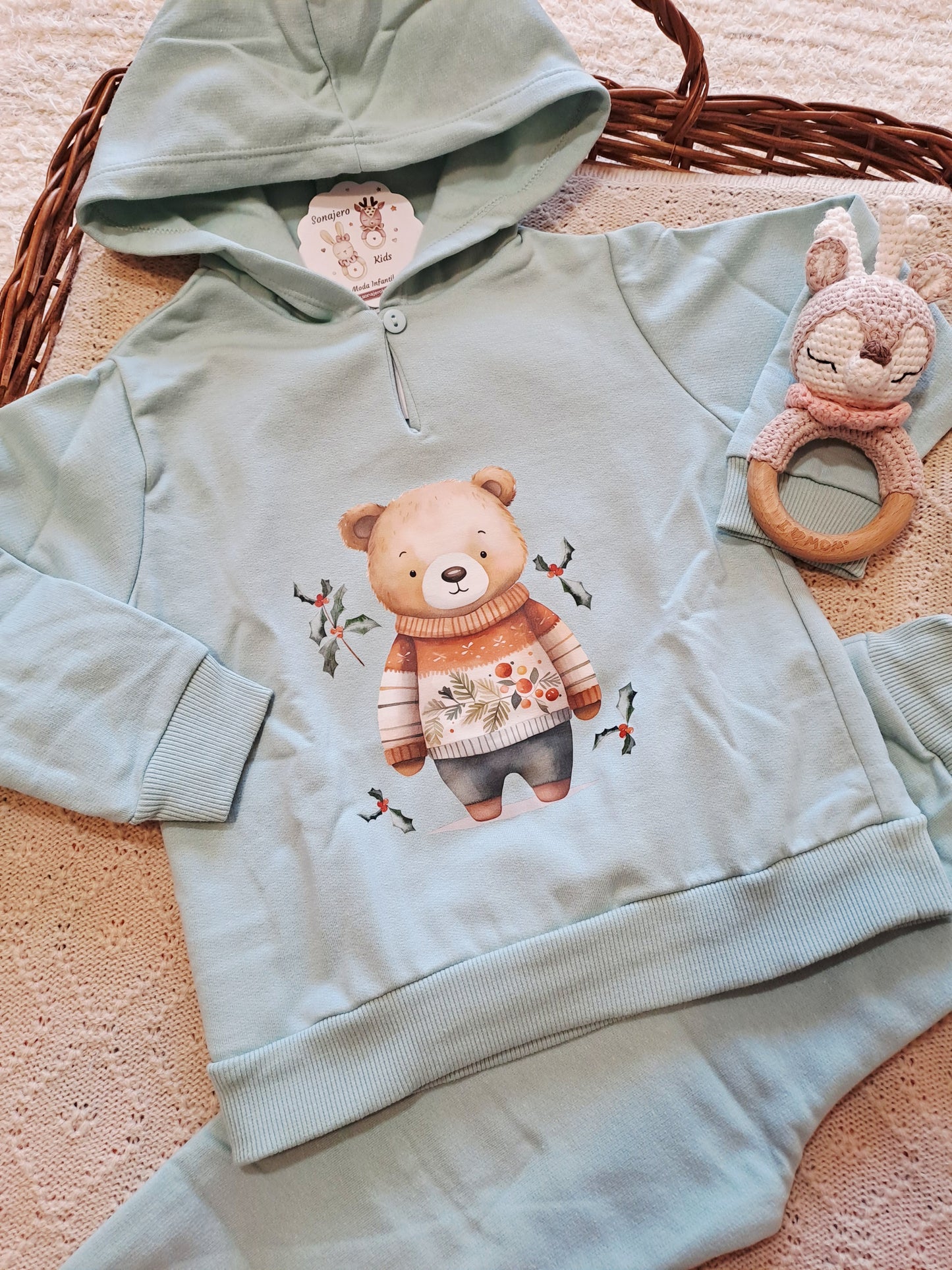 Conjunto  Niño Oso Capicha