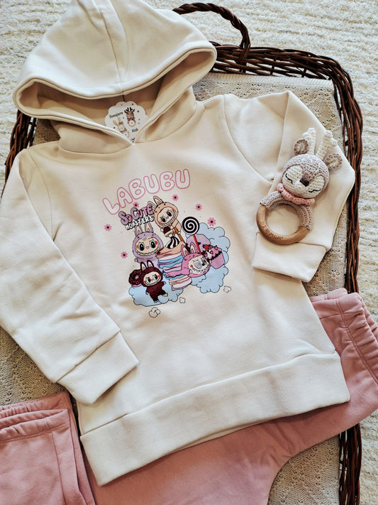 Conjunto Sudadera Labubu Maquillaje
