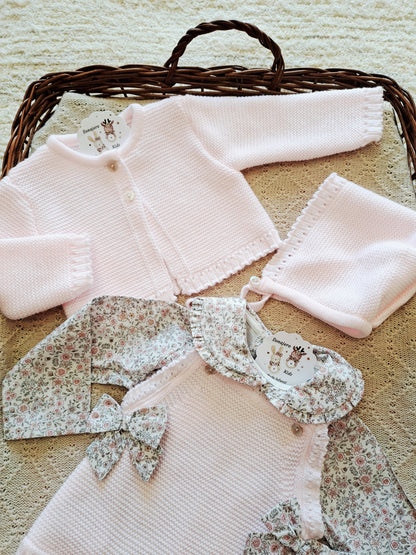 Conjunto 4 Piezas Marieta Rosa