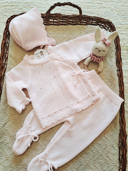Conjunto 3 Piezas Amapola Rosa