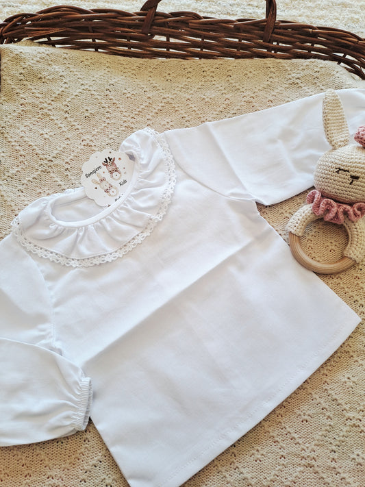 Camisa Manga Blanca