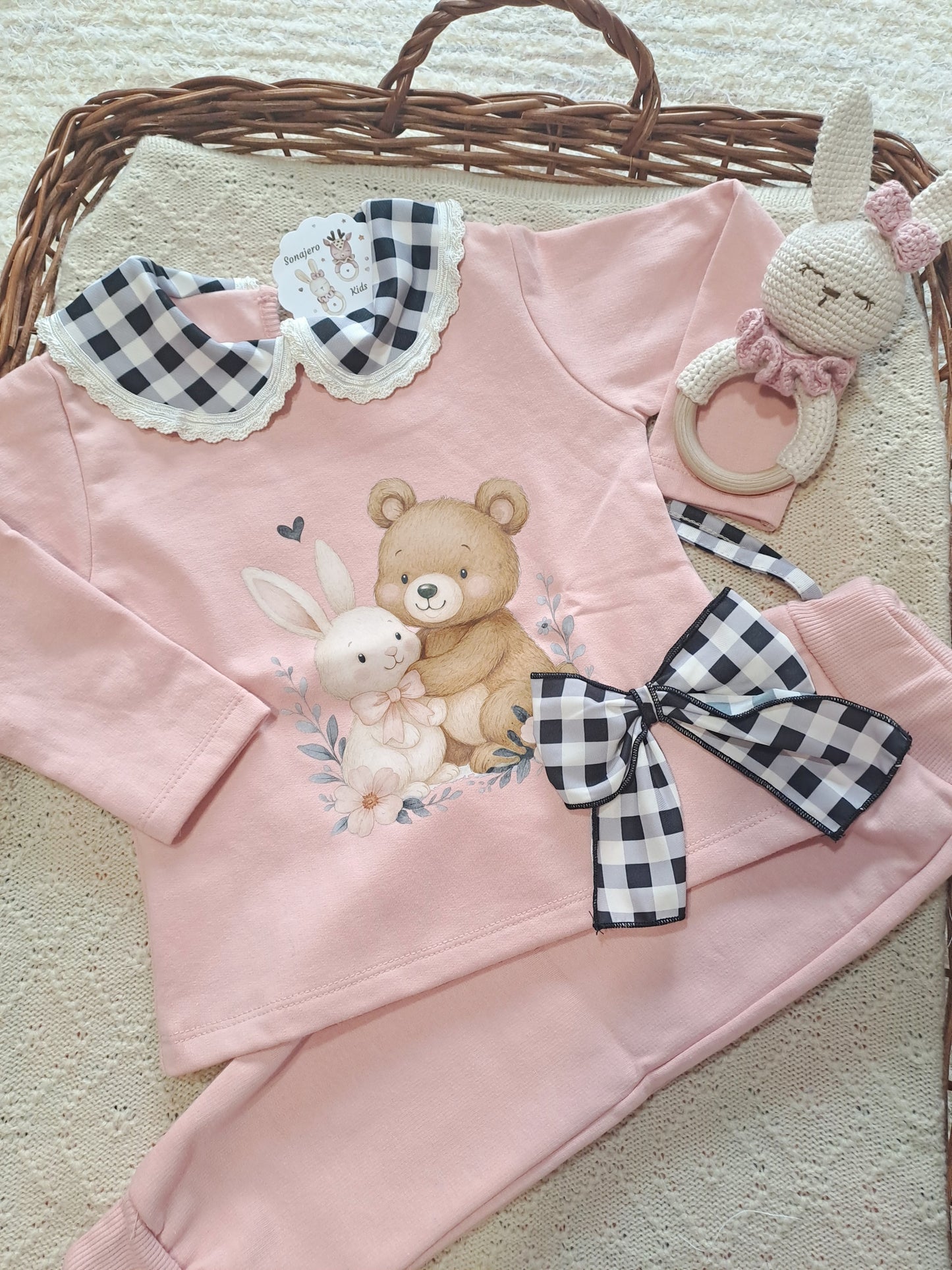 Conjunto Osito Conejo