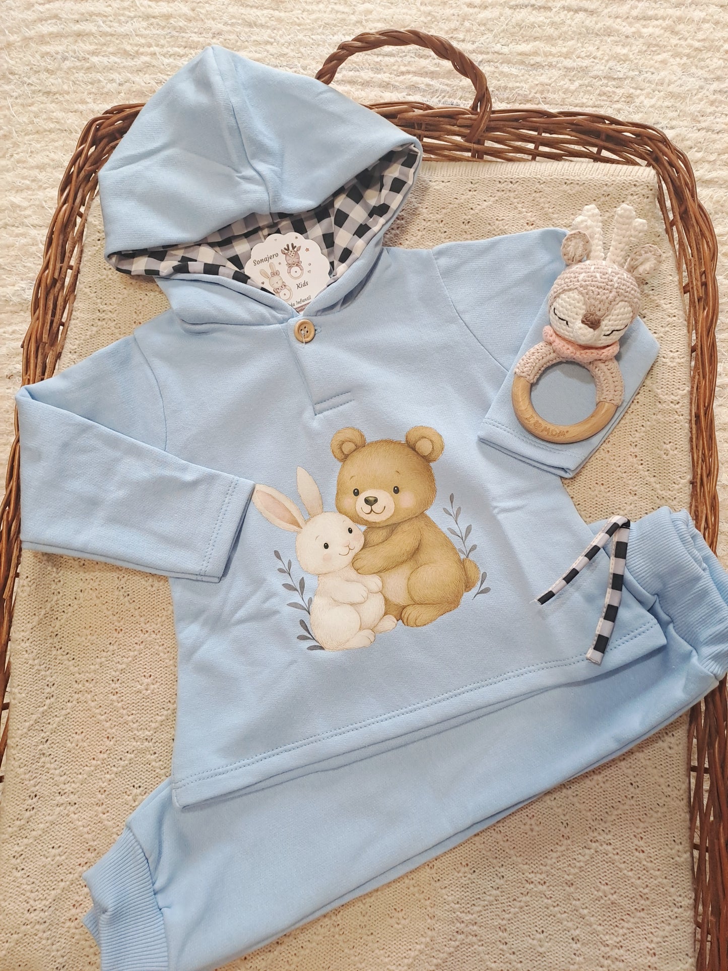 Conjunto Niño Osito Conejo
