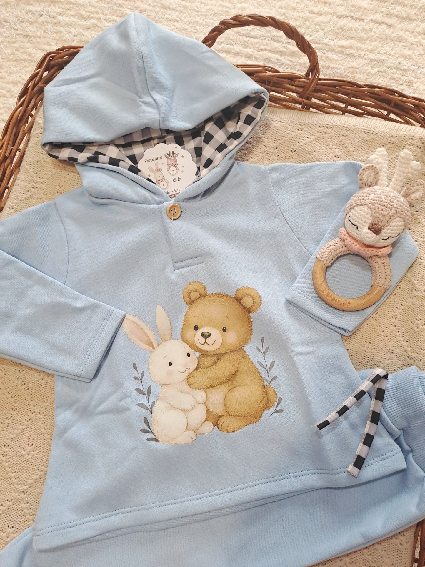 Conjunto Niño Osito Conejo