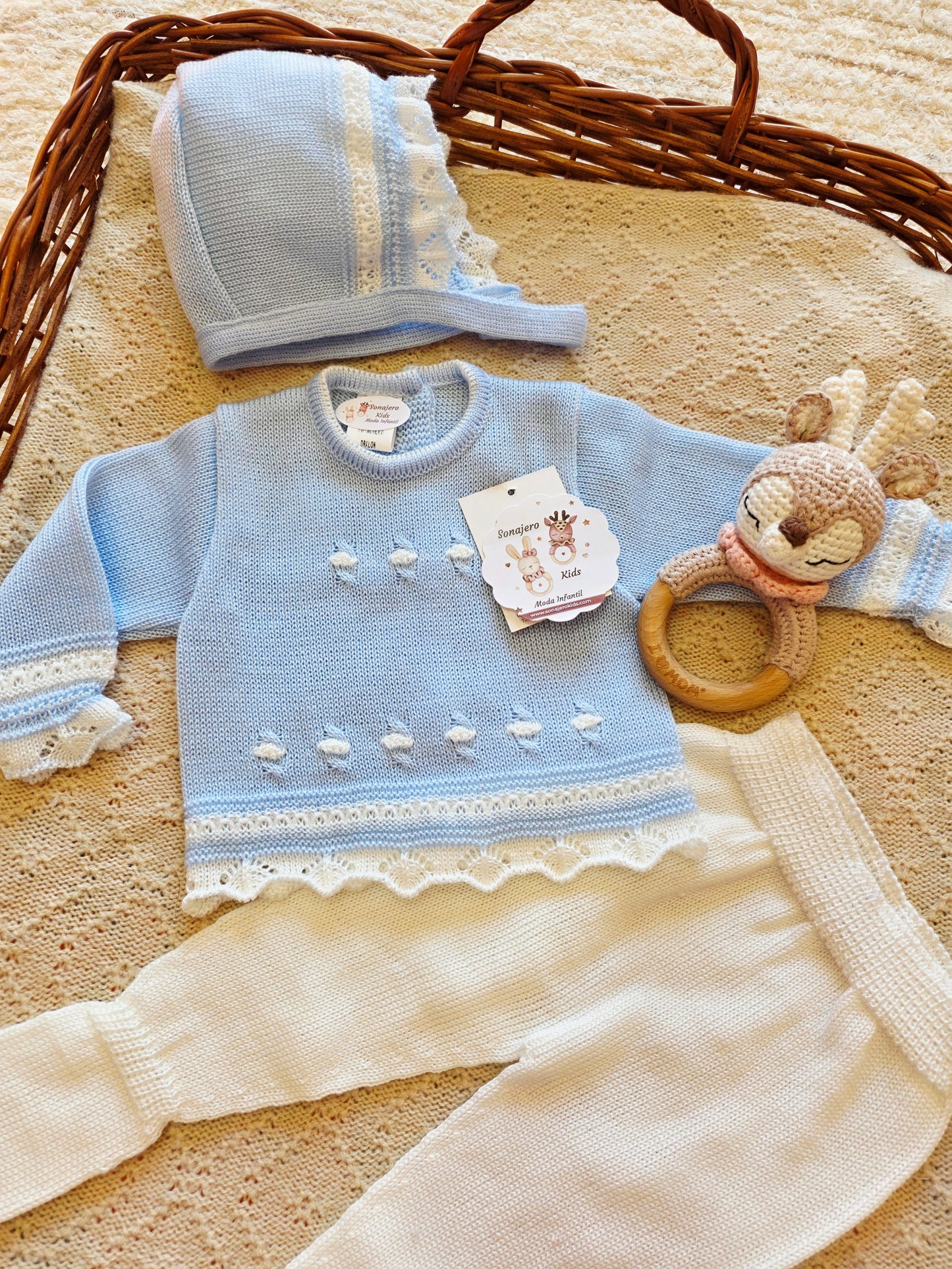 Conjunto Hilo 2092 Celeste