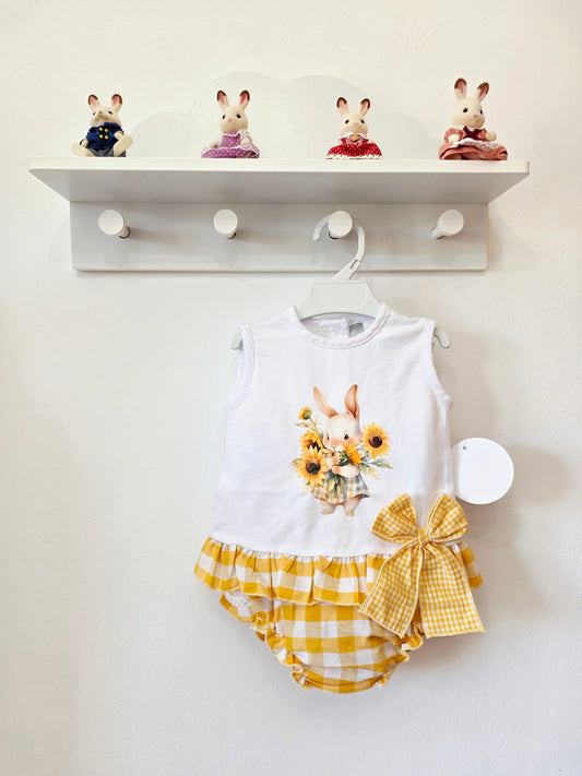 Conjunto Conejo Girasol