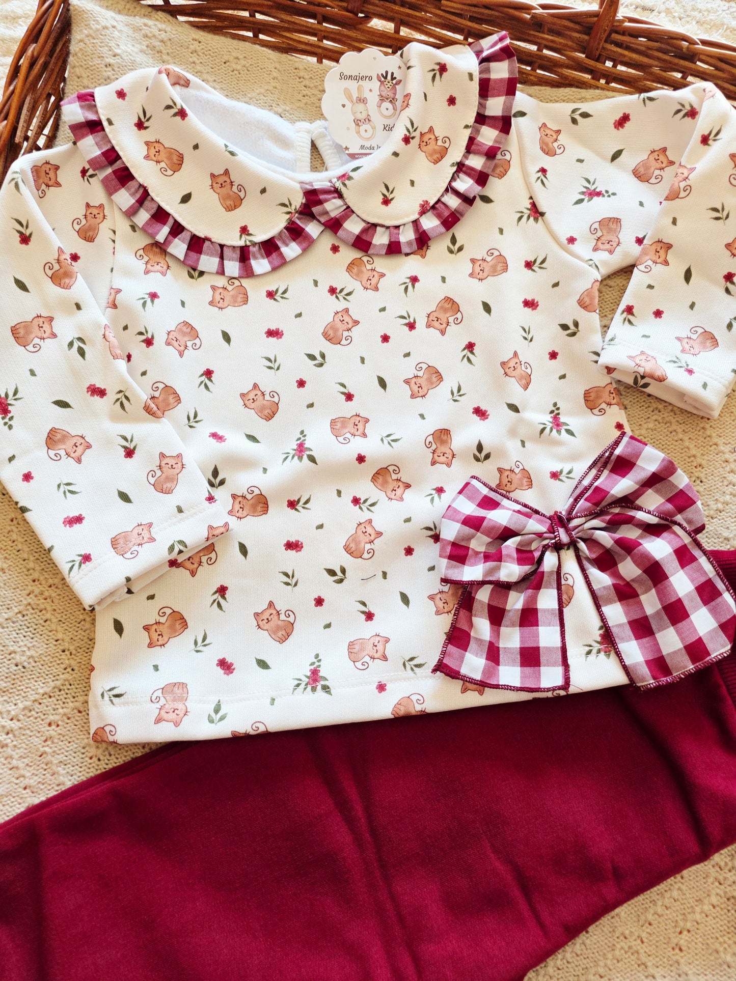 Conjunto Niña Gatitos