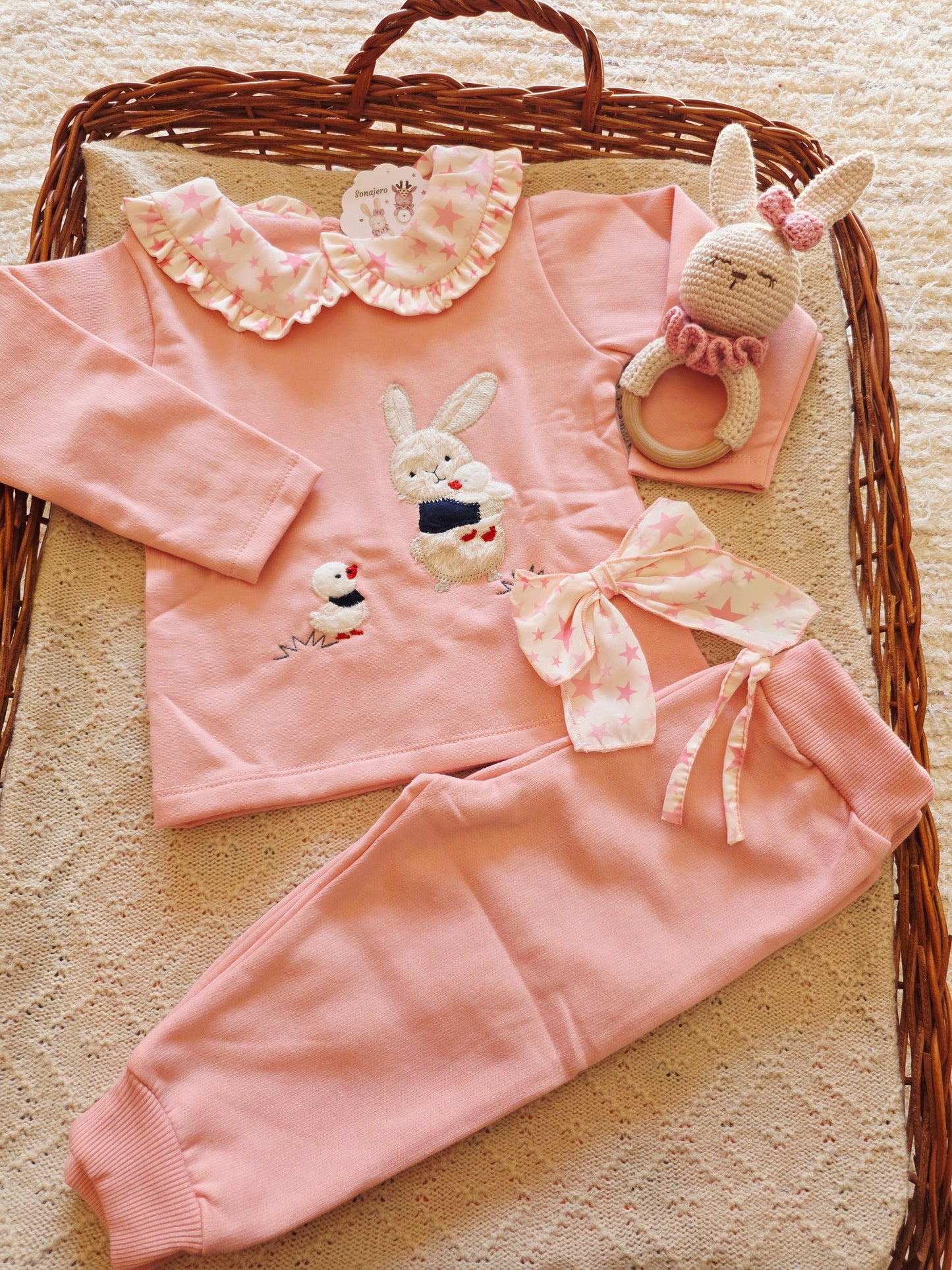 Conjunto Niña Conejito Cua