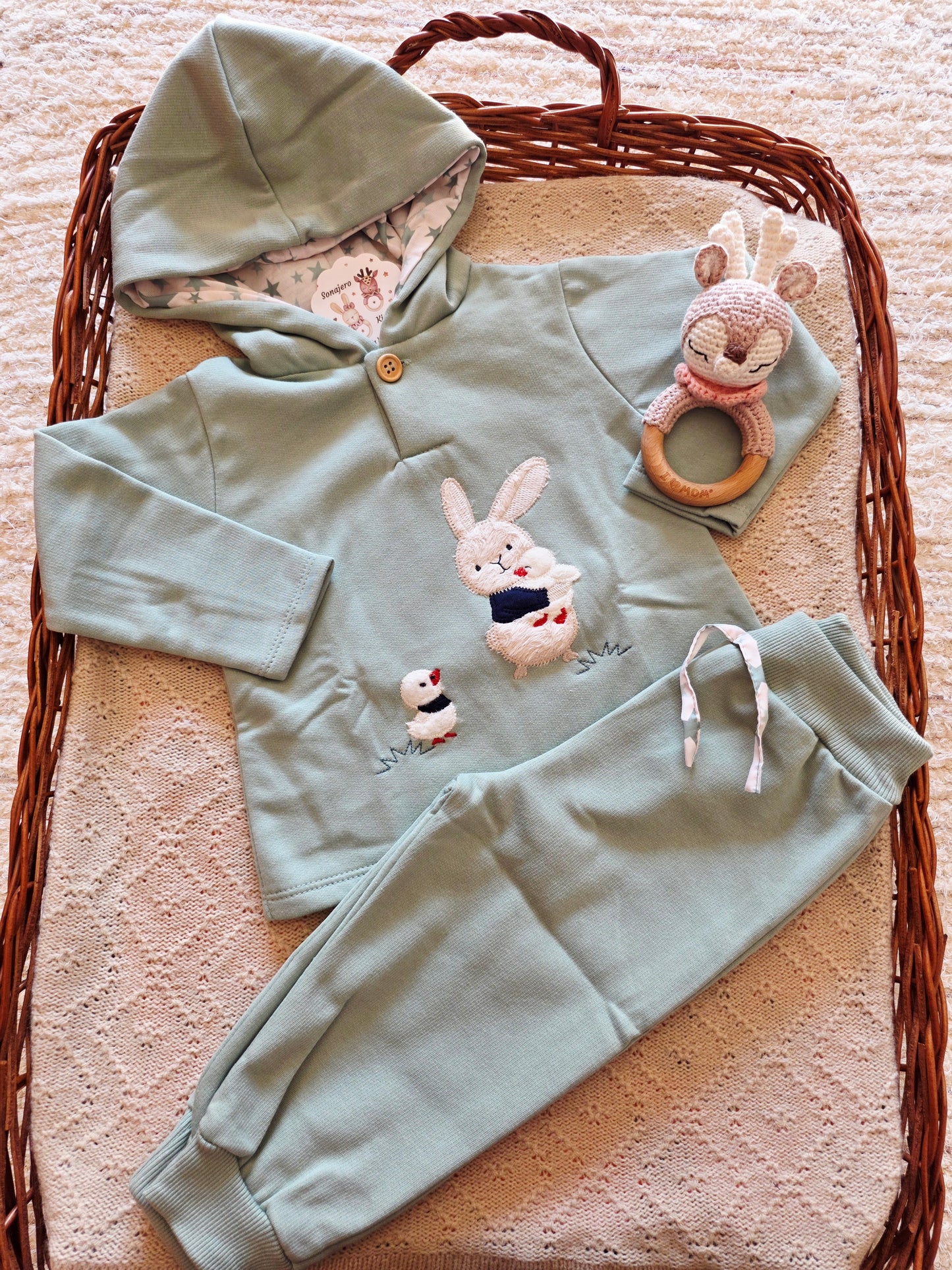 Conjunto Niño Conejito Cua