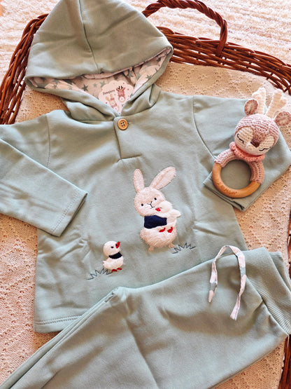 Conjunto Niño Conejito Cua