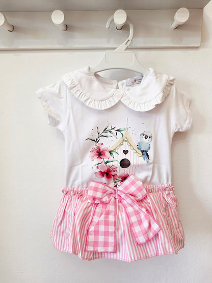 Conjunto Niña Casa Pajarito