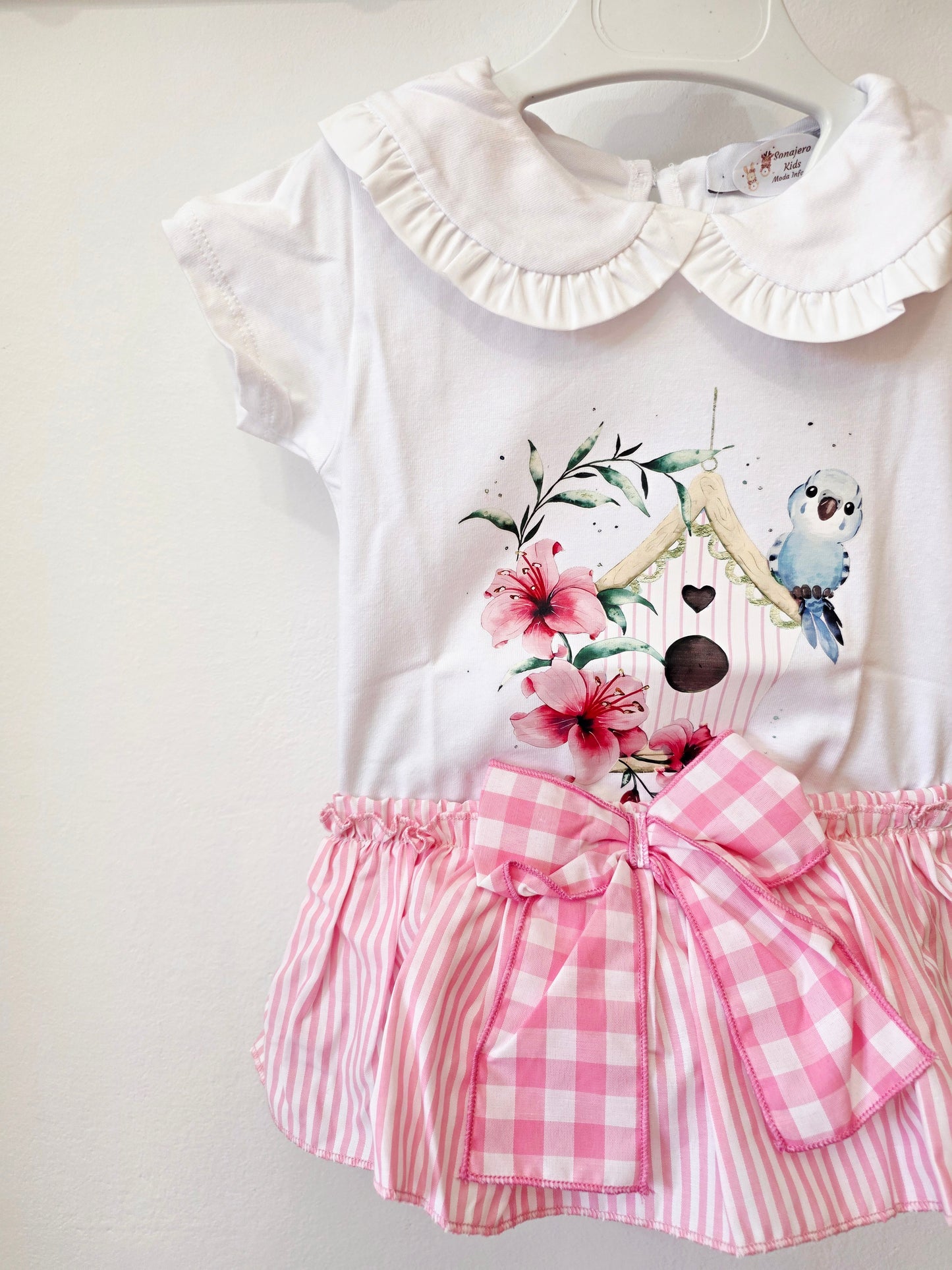 Conjunto Niña Casa Pajarito