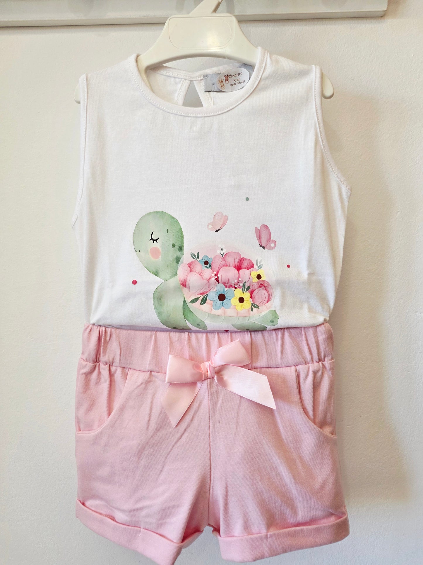 Conjunto Tortuga Floral