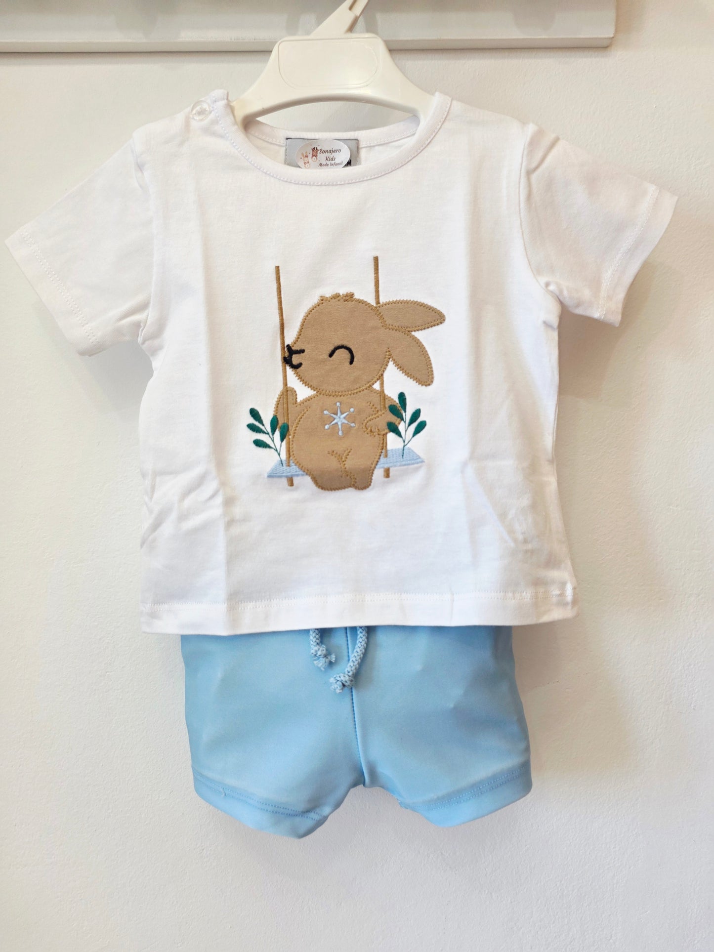 Conjunto Niño Baño Conejo