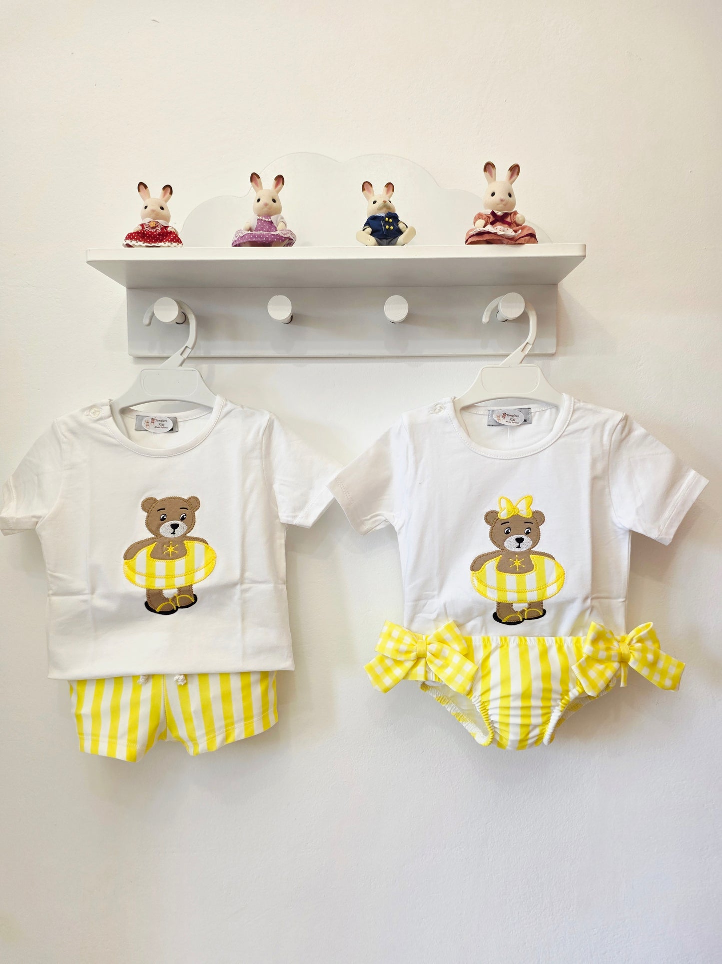 Conjunto Niña Baño Oso Verano