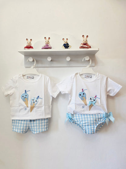 Conjunto Niño Baño Dos Helados