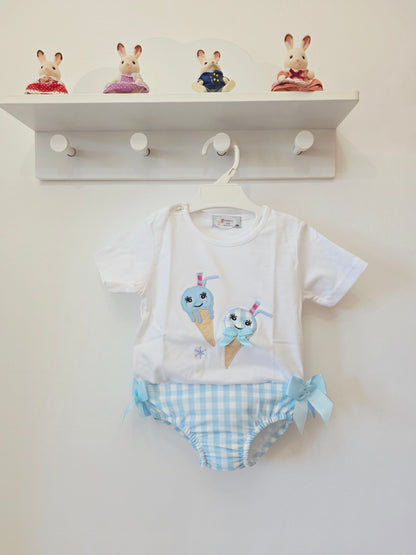 Conjunto Niña Baño Dos Helados