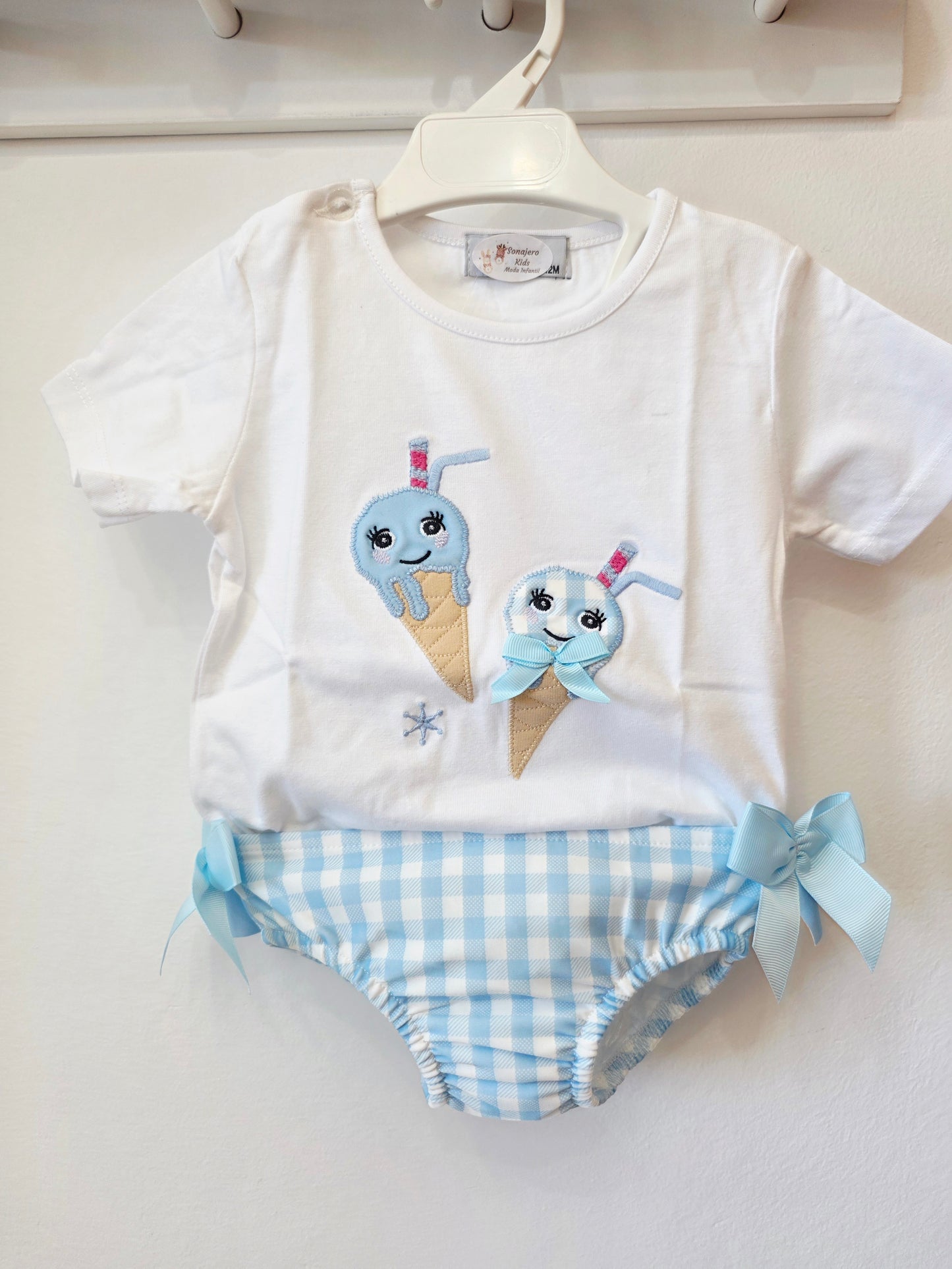 Conjunto Niña Baño Dos Helados