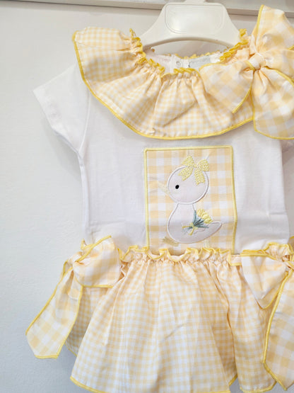 Conjunto Niña Cua Vichy