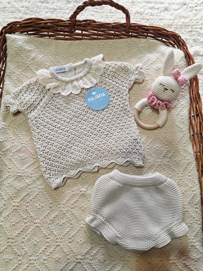 Conjunto Hilo 26059 Crema