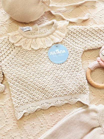 Conjunto 3p Hilo 26040 Beige